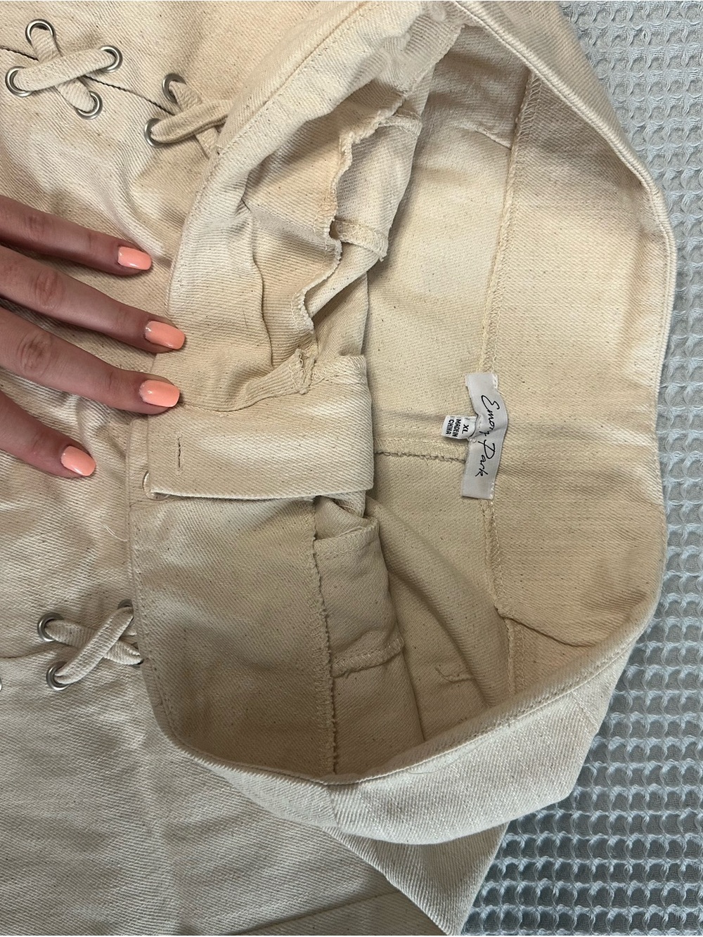 Vici Straight Leg Jumpsuit in Cream